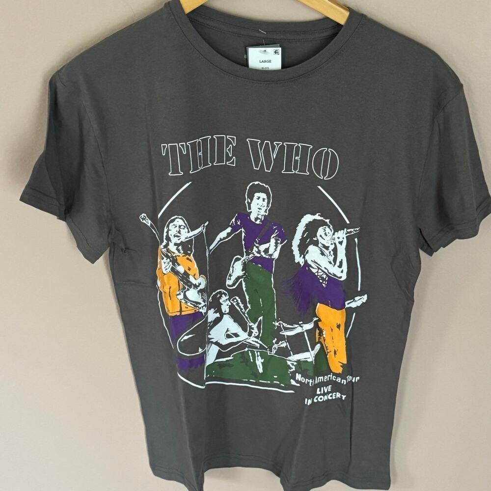 The WHO 2021 Gray Concert Shirt Large